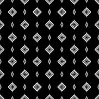 Ikat seamless pattern such as cloth, curtain, textile wallpaper, surface texture background design. vector