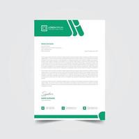 Professional creative modern business company letterhead template Free Vector a4 size