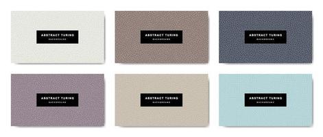 Collection of turing abstract seamless background vector