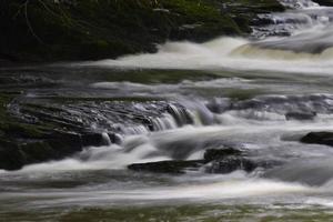 Waterfall and river scene photo