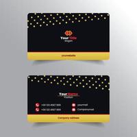 Modern And Elegant Business Card Template vector