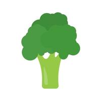 Green broccoli. healthy vegetables for kids vector