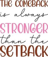 Breast Cancer Typography Quote Design vector