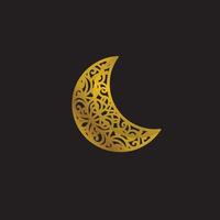 luna. diseño del logo de la luna. vector de icono de luna.