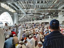 Mecca, Saudi Arabia, May 2022-People at Masjid Al Haram photo