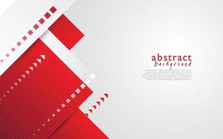 Red modern abstract background design vector