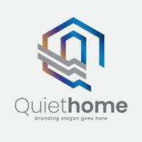 Better Home Search Logo Design vector