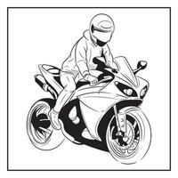 super bike vector