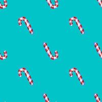Christmas seamless pattern with cane lollipop photo