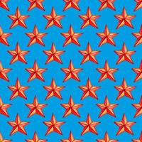 Seamless pattern with red stars. Christmas Holiday Pattern photo