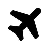 airplane icon and vector image