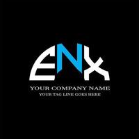 ENX letter logo creative design with vector graphic