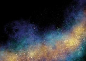 fondo espacial colorido con estrellas foto