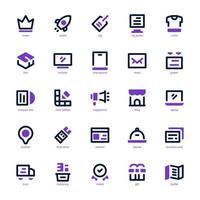 Brand Identity icon pack for your website design, logo, app, UI. Brand Identity icon mix line and solid design. Vector graphics illustration and editable stroke.