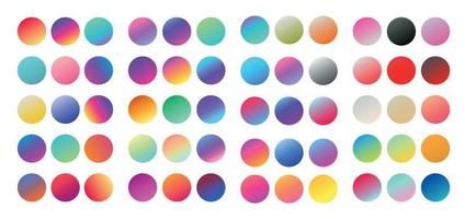 Gradient Colour set vector