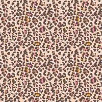 Leopard seamless repeat print pattern vector