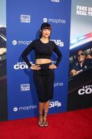 los angeles, 7 de agosto - hannah simone en el estreno de let s be cops en los cines arclight de hollywood el 7 de agosto de 2014 en los angeles, ca foto