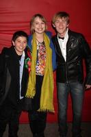 LOS ANGELES, NOV 28 -  Bradley Steven Perry, Bridgit Mender, Jason Dolley arrives at the 2010 Hollywood Christmas Parade at Hollywood Boulevard on November 28, 2010 in Los Angeles, CA photo