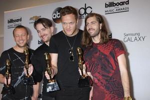 LAS VEGAS, MAY 18 -  Imagine Dragons at the 2014 Billboard Awards at MGM Grand Garden Arena on May 18, 2014 in Las Vegas, NV photo