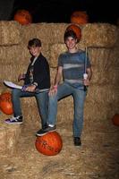 LOS ANGELES, OCT 4 -  Jacob Hopkins, Gerald Hopkins at the RISE of the Jack O Lanterns at Descanso Gardens on October 4, 2014 in La Canada Flintridge, CA photo