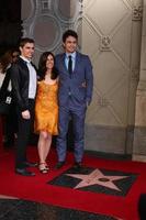 LOS ANGELES, MAR 7 -  Dave Franco, Betsy Franco, James Franco at the Hollywood Walk of Fame Ceremony honoring James Franco at the El Capitan Theater on March 7, 2013 in Los Angeles, CA photo