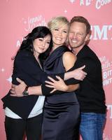 LOS ANGELES, APR 19 -  Shannen Doherty, Jennie Garth, Ian Ziering arrives at Jennie Garth s 40th Birthday Celebration and Premiere Party For Jennie Garth -  A Little Bit Country on April 19, 2012 photo