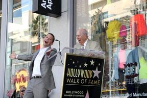 LOS ANGELES, SEP 19 -  Jon Cryer, Carl Reiner at the Jon Cryer Hollywood Walk of Fame Star Ceremony at Hollywood Walk of Fame on September 19, 2011 in Los Angeles, CA photo