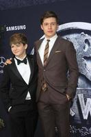 LOS ANGELES, JUN 9 -  Ty Simpkins, Nick Robinson at the Jurassic World World Premiere at the Dolby Theater, Hollywood  and Highland on June 9, 2015 in Los Angeles, CA photo