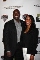 LOS ANGELES, FEB 9 - Marcellus Wiley, fiance at the ESPN Sport Science Newton Awards at Sport Science Studio on February 9, 2014 in Burbank, CA photo
