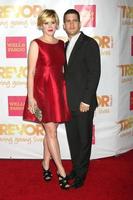 LOS ANGELES, DEC 7 - Molly Ringwald, Panio Gianopoulos at the TrevorLIVE LA at the Hollywood Palladium on December 7, 2014 in Los Angeles, CA photo