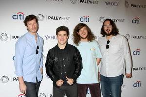 LOS ANGELES, MAR 7 - Anders Holm, Adam DeVine, Blake Anderson, Kyle Newacheck at the PaleyFEST LA 2015, Salute to Comedy Central at the Dolby Theater on March 7, 2015 in Los Angeles, CA photo