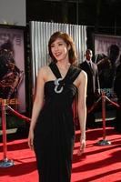 LOS ANGELES, OCT 2 - Yuki Amami arriving at the Real Steal Premiere at the Universal City Walk on October 2, 2011 in Los Angeles, CA photo