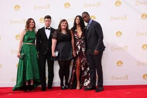 LOS ANGELES, AUG 25 - Saturday Night Live Cast at the 2014 Primetime Emmy Awards, Arrivals at Nokia Theater at LA Live on August 25, 2014 in Los Angeles, CA photo
