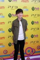 LOS ANGELES, OCT 22 - Greyson Chance arriving at the 2011 Variety Power of Youth Evemt at the Paramount Studios on October 22, 2011 in Los Angeles, CA photo