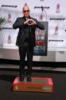LOS ANGELES, APR 1 - Vin Diesel at the Vin Diesel Hand and Foot Print Ceremony at the TCL Chinese Theater on April 1, 2015 in Los Angeles, CA photo