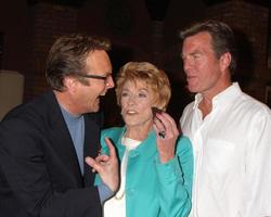 LOS ANGELES, MAR 24 - Doug Davidson, Jeanne Cooper, Peter Bergman at the Young and Restless 38th Anniversary On Set Press Party at CBS Television City on March 24, 2011 in Los Angeles, CA photo