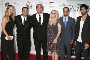 LOS ANGELES, OCT 1 - Deb Bauer Family, Ron Truppa second from left at the Catalina Film Festival, Saturday at the Casino on October 1, 2016 in Avalon, Catalina Island, CA photo