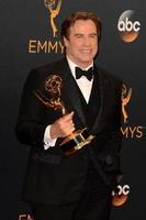 LOS ANGELES, SEP 18 - John Travolta at the 2016 Primetime Emmy Awards, Press Room at the Microsoft Theater on September 18, 2016 in Los Angeles, CA photo