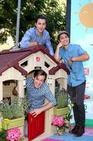 LOS ANGELES, SEP 24 - David Henrie, Brandon Hall, Lorenzo James Henrie at the 5th Annual Red Carpet Safety Awareness Event at the Sony Picture Studios on September 24, 2016 in Culver City, CA photo