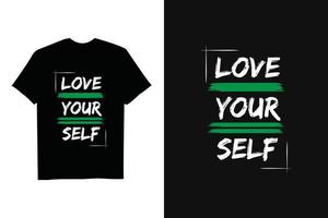 colorful brush effect quotes t-shirt design vector