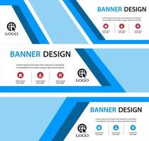 corporate business banner template horizontal advertising business banner layout template flat design set for design, business, education, advertisement. vector