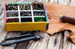 Leathercraft hand sewing tool set photo