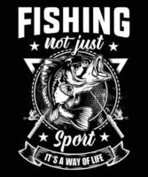 Fishing designs vector for print on demand