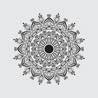 vector de mandala geométrico decorativo de lujo gratis para mehndi, ornamento, tatuaje, arte, islámico, flor, floral, dibujo