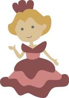 Cute princes collection vector