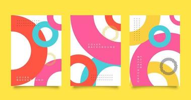 Colorful geometric background. Minimal cover template design for web. Modern abstract background with geometric shapes and lines. Eps10 Vector