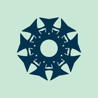 pastel colored symbol for logo vector