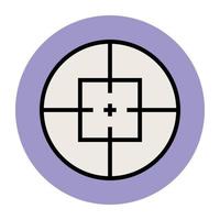 Trendy  Shooting Target vector