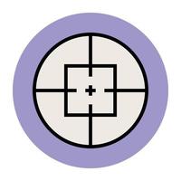 Trendy  Shooting Target vector