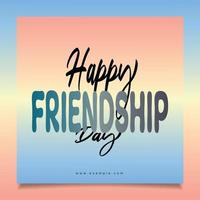 Happy Friendship Day Banner Design vector